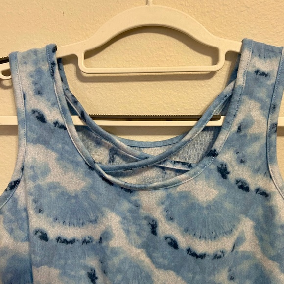 DREAMLIFE Blue Tiedye Romper, GIRLS Size Medium (10/12) - Picture 3 of 7